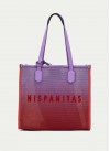Hispanitas Bolsos BV243239 Shopper Bag - Violet / Red