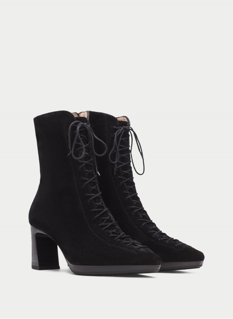 Bangkok HI265227 Boots - Black Leather