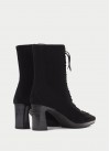 Bangkok HI265227 Boots - Black Leather