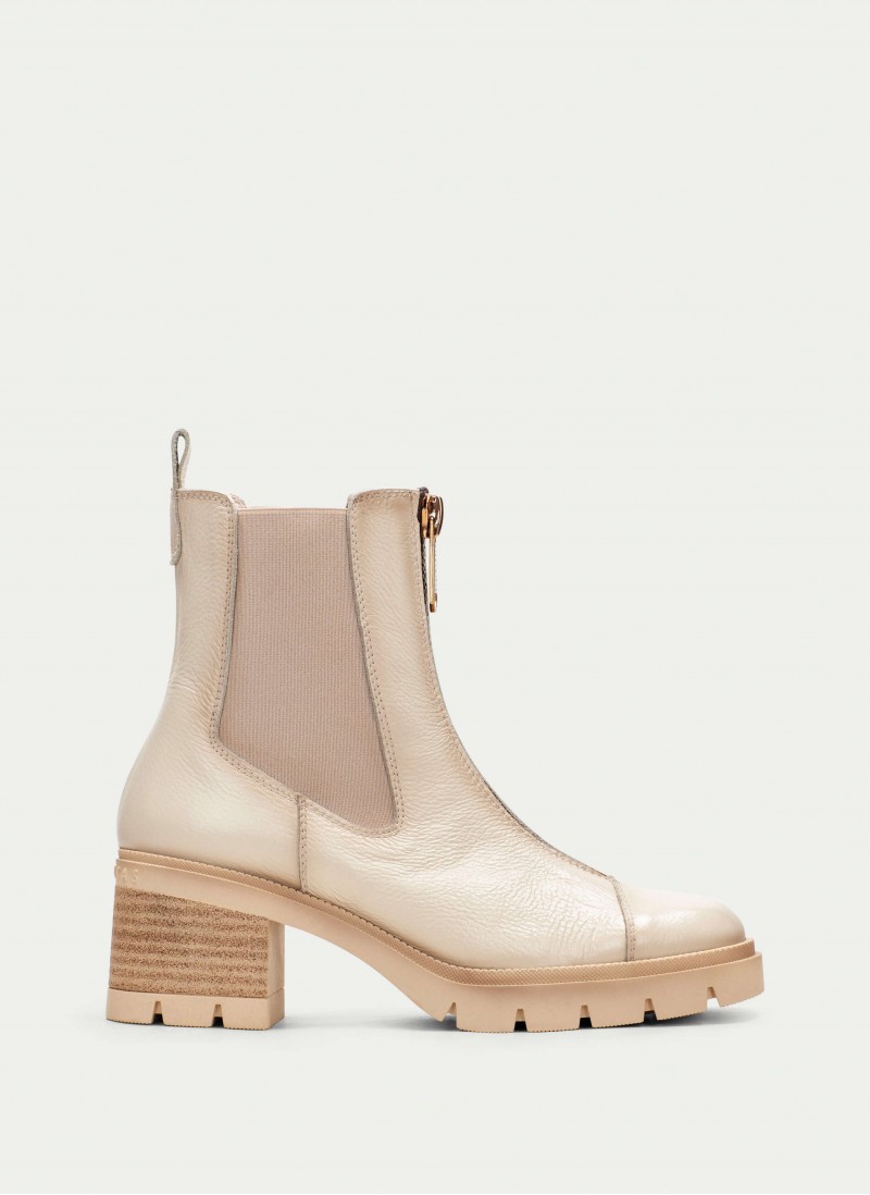 Cream leather boots uk on sale