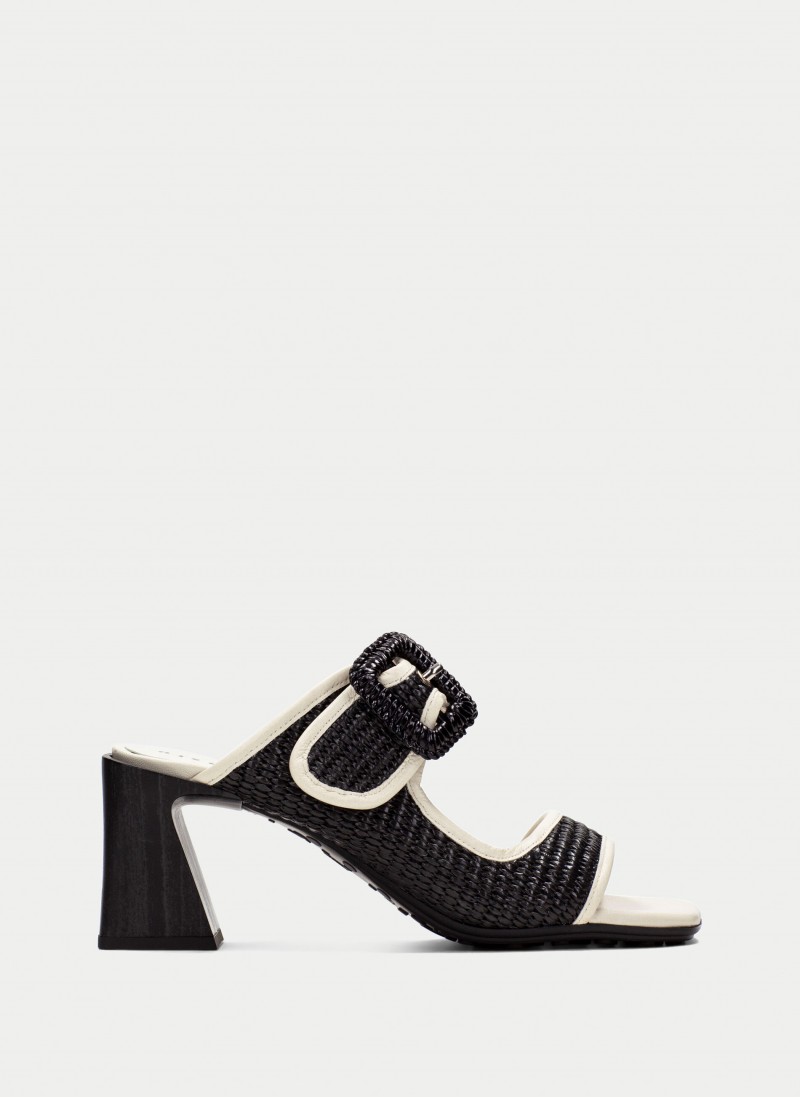 Miami RHV254048 Sandals - Black Leather