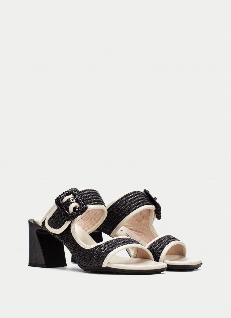 Miami RHV254048 Sandals - Black Leather
