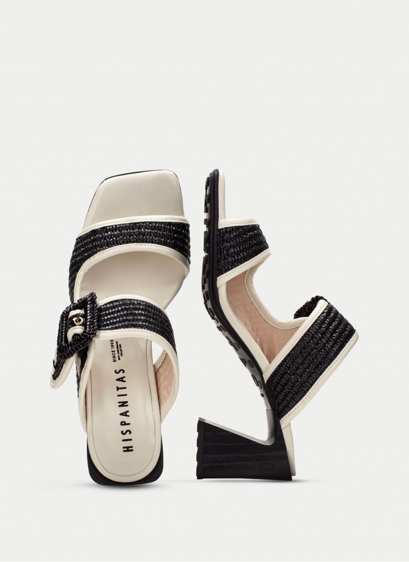 Miami RHV254048 Sandals - Black Leather
