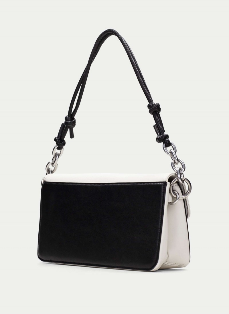 Bolsos BV264731 Shoulder Bag - Black White Bolsos BV264731 Shoulder Bag - Black White