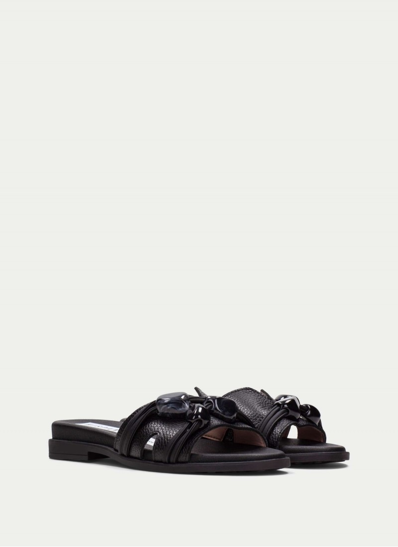 Bali HV264683 Mules - Black Bali HV264683 Mules - Black