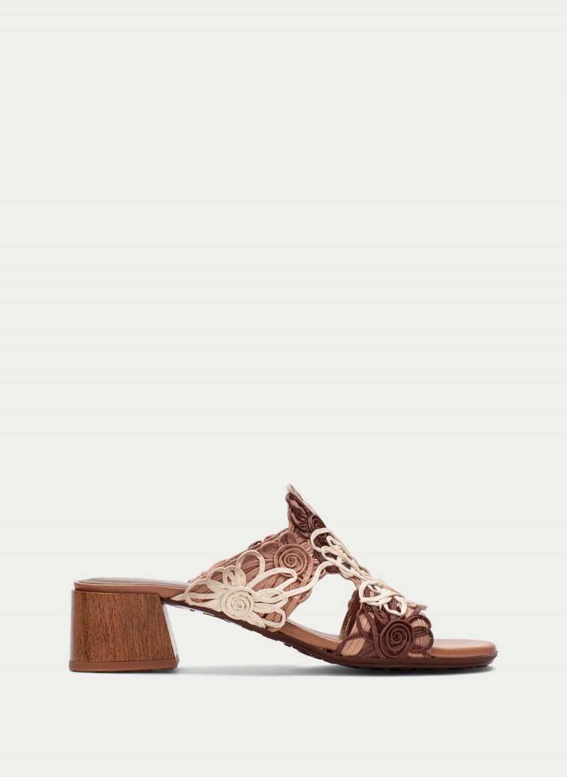 Tulipan HV264841 Mules - Natural Tulipan HV264841 Mules - Natural