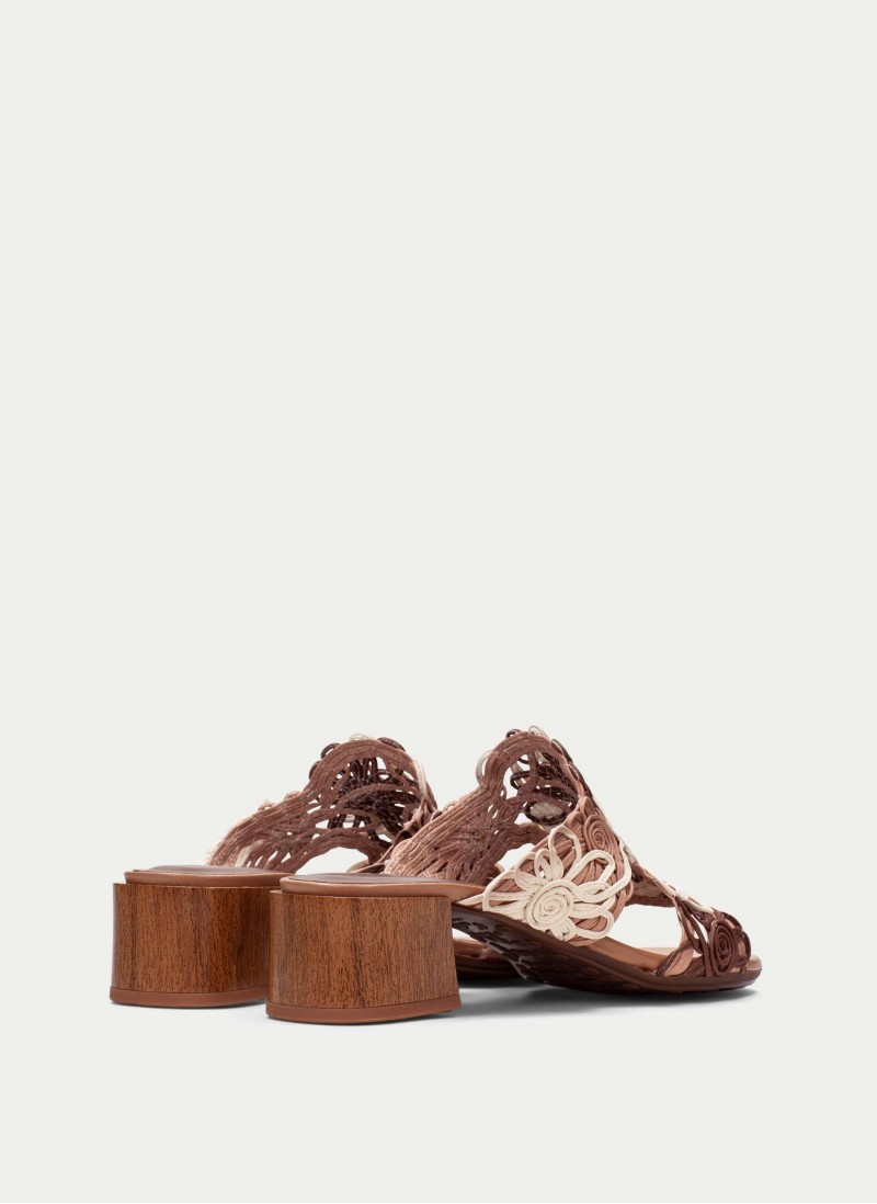 Tulipan HV264841 Mules - Natural Tulipan HV264841 Mules - Natural