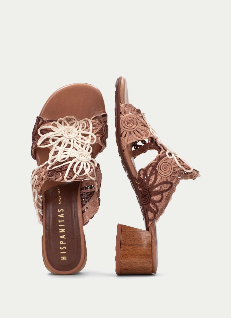 Tulipan HV264841 Mules - Natural Tulipan HV264841 Mules - Natural