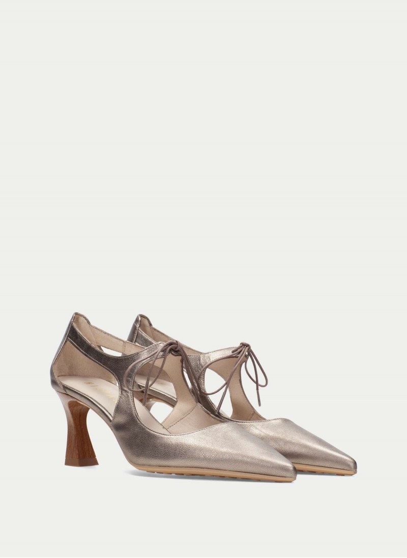 Giorgia HV264802 Heeled Shoes - Metal Taupe Giorgia HV264802 Heeled Shoes - Metal Taupe