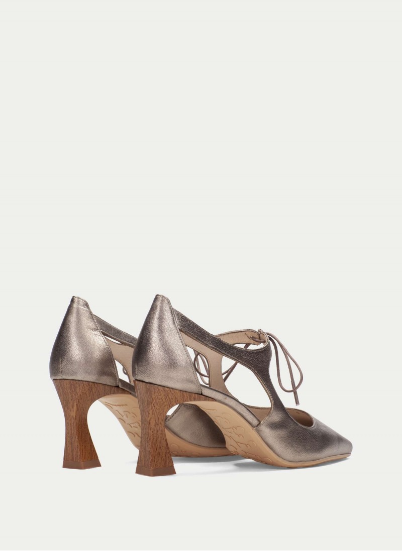 Giorgia HV264802 Heeled Shoes - Metal Taupe Giorgia HV264802 Heeled Shoes - Metal Taupe