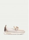 Oregon HV264857 Sport Moccasins - White Champagne Oregon HV264857 Sport Moccasins - White Champagne
