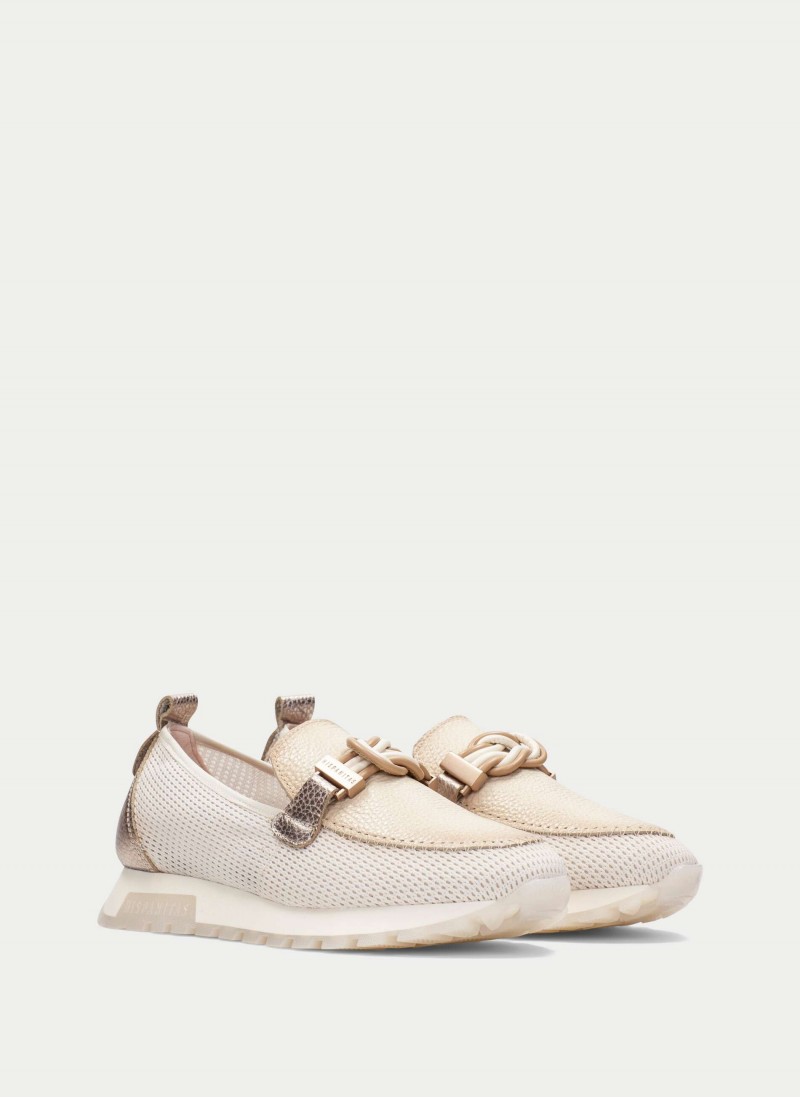 Oregon HV264857 Sport Moccasins - White Champagne Oregon HV264857 Sport Moccasins - White Champagne