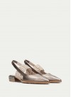 Turin HV264866 Slingbacks - Metal Taupe
