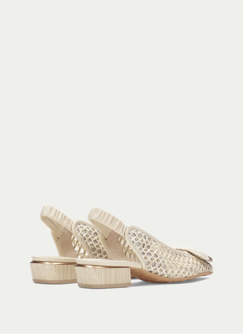Azucena RHV264658 Slingbacks - White Azucena RHV264658 Slingbacks - White
