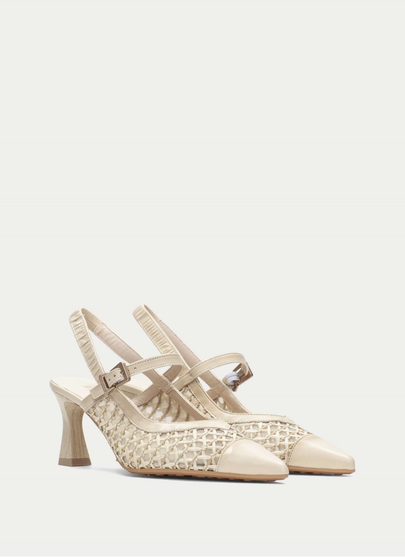 Giorgia RHV264671 Slingbacks - Cream