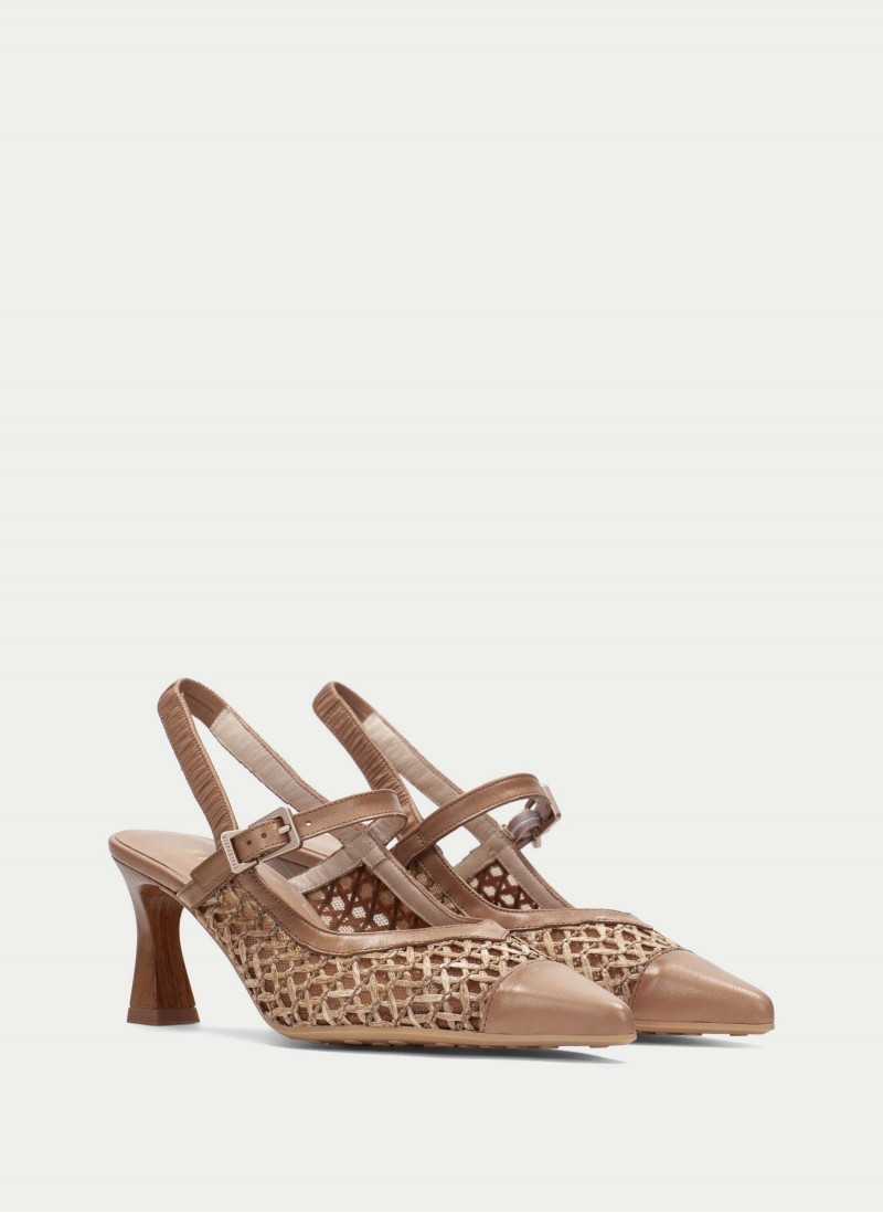 Giorgia RHV264671 Slingbacks - Almond
