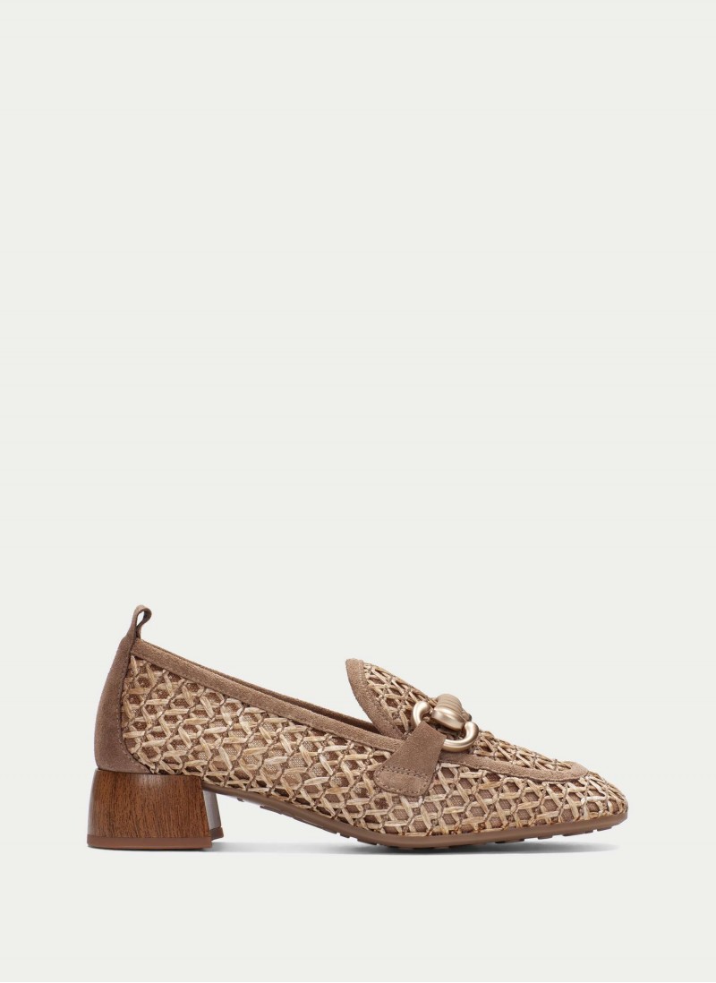 Lisboa RHV264828 Heeled Moccasins - Desert Lisboa RHV264828 Heeled Moccasins - Desert