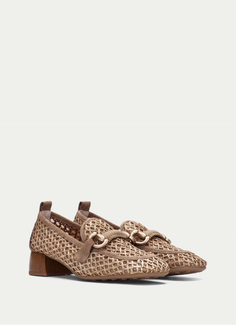 Lisboa RHV264828 Heeled Moccasins - Desert Lisboa RHV264828 Heeled Moccasins - Desert