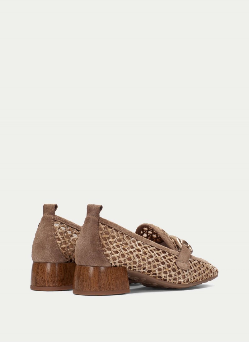 Lisboa RHV264828 Heeled Moccasins - Desert Lisboa RHV264828 Heeled Moccasins - Desert