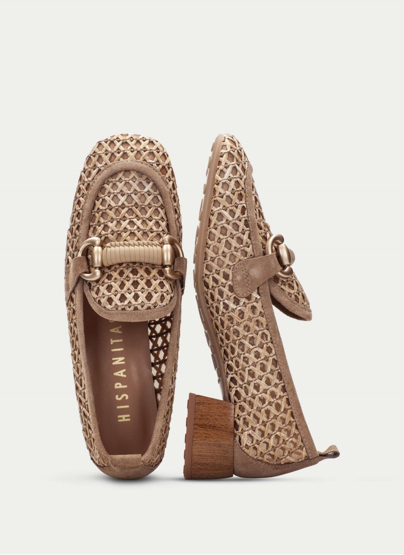 Lisboa RHV264828 Heeled Moccasins - Desert Lisboa RHV264828 Heeled Moccasins - Desert