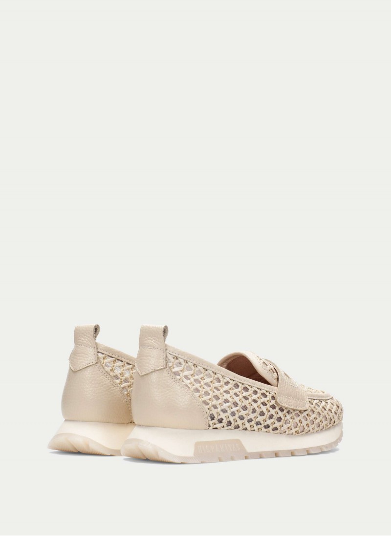 Oregon RHV264856 Sport Moccasins - Cream