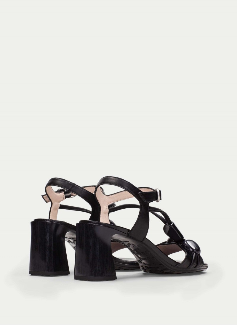 Orquidea HV264635 Heeled Sandals - Black Orquidea HV264635 Heeled Sandals - Black