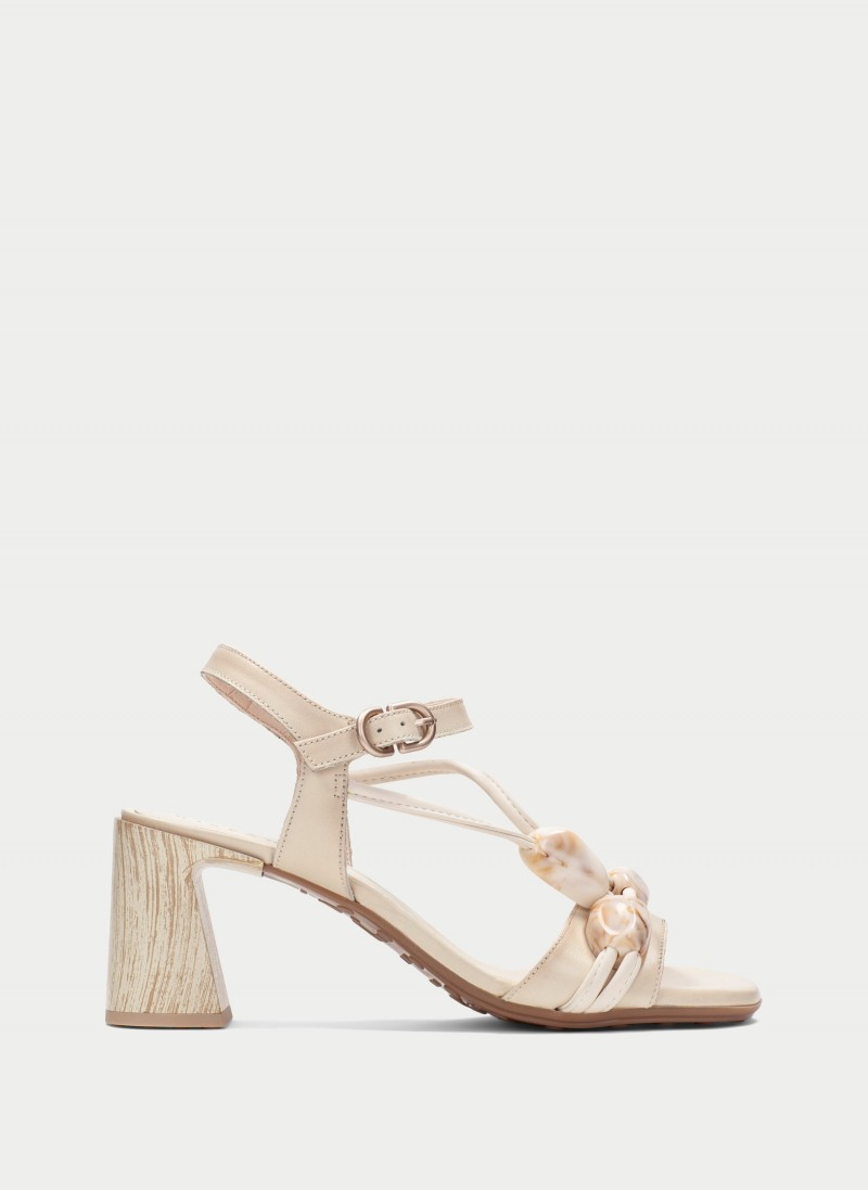 Orquidea HV264635 Heeled Sandals - Cream Orquidea HV264635 Heeled Sandals - Cream