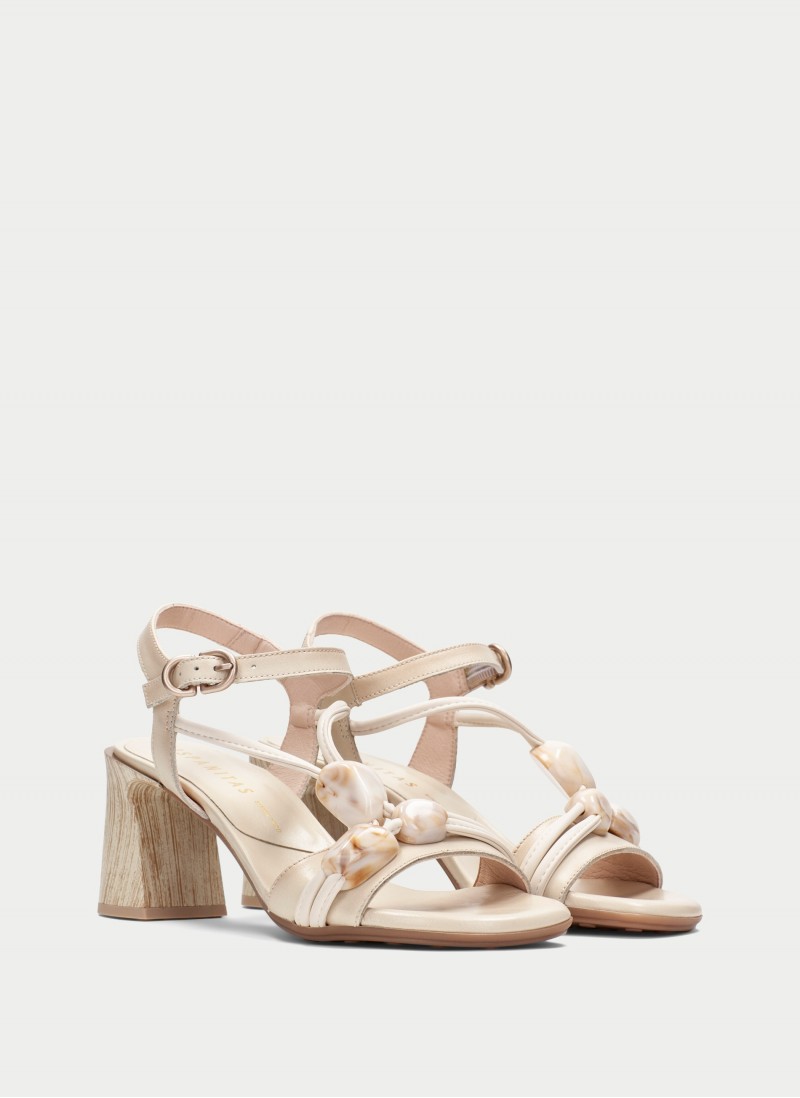 Orquidea HV264635 Heeled Sandals - Cream Orquidea HV264635 Heeled Sandals - Cream