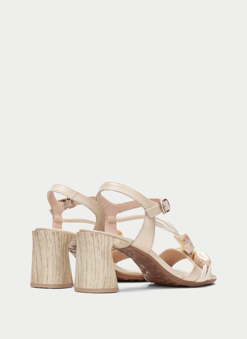 Orquidea HV264635 Heeled Sandals - Cream Orquidea HV264635 Heeled Sandals - Cream