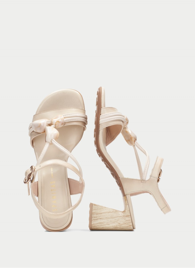 Orquidea HV264635 Heeled Sandals - Cream Orquidea HV264635 Heeled Sandals - Cream