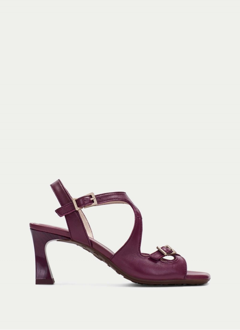 Rosa HV264814 Heeled Sandals - Cherry