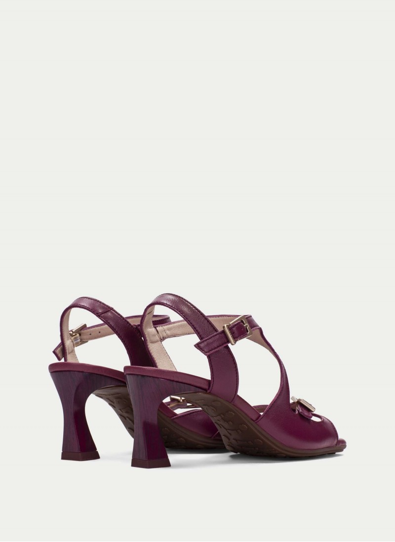 Rosa HV264814 Heeled Sandals - Cherry