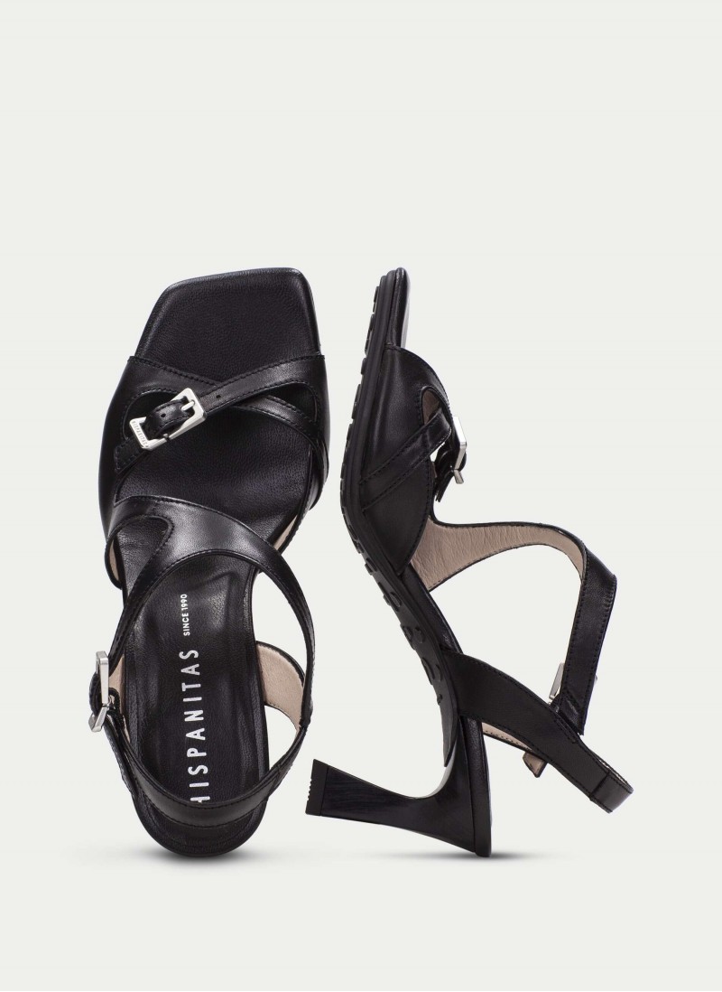 Rosa HV264814 Heeled Sandals - Black Rosa HV264814 Heeled Sandals - Black