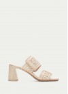 Orquidea RHV264747 Heeled Mules - Cream