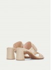 Orquidea RHV264747 Heeled Mules - Cream