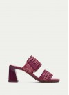 Orquidea RHV264747 Heeled Mules - Cherry Orquidea RHV264747 Heeled Mules - Cherry