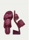 Orquidea RHV264747 Heeled Mules - Cherry Orquidea RHV264747 Heeled Mules - Cherry