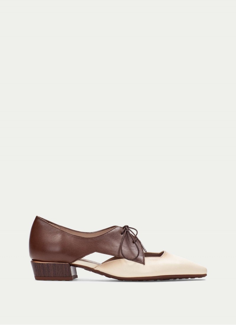 Azucena BHV264628 Flat Shoes - Cream Hazelnut