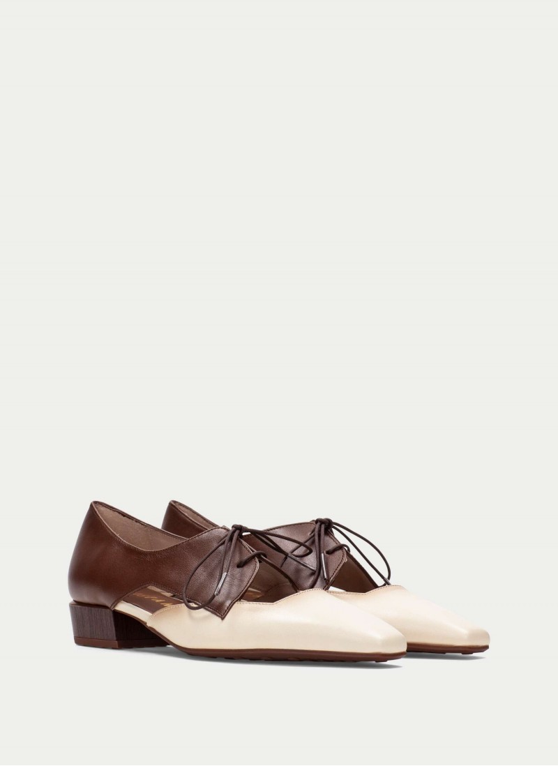 Azucena BHV264628 Flat Shoes - Cream Hazelnut
