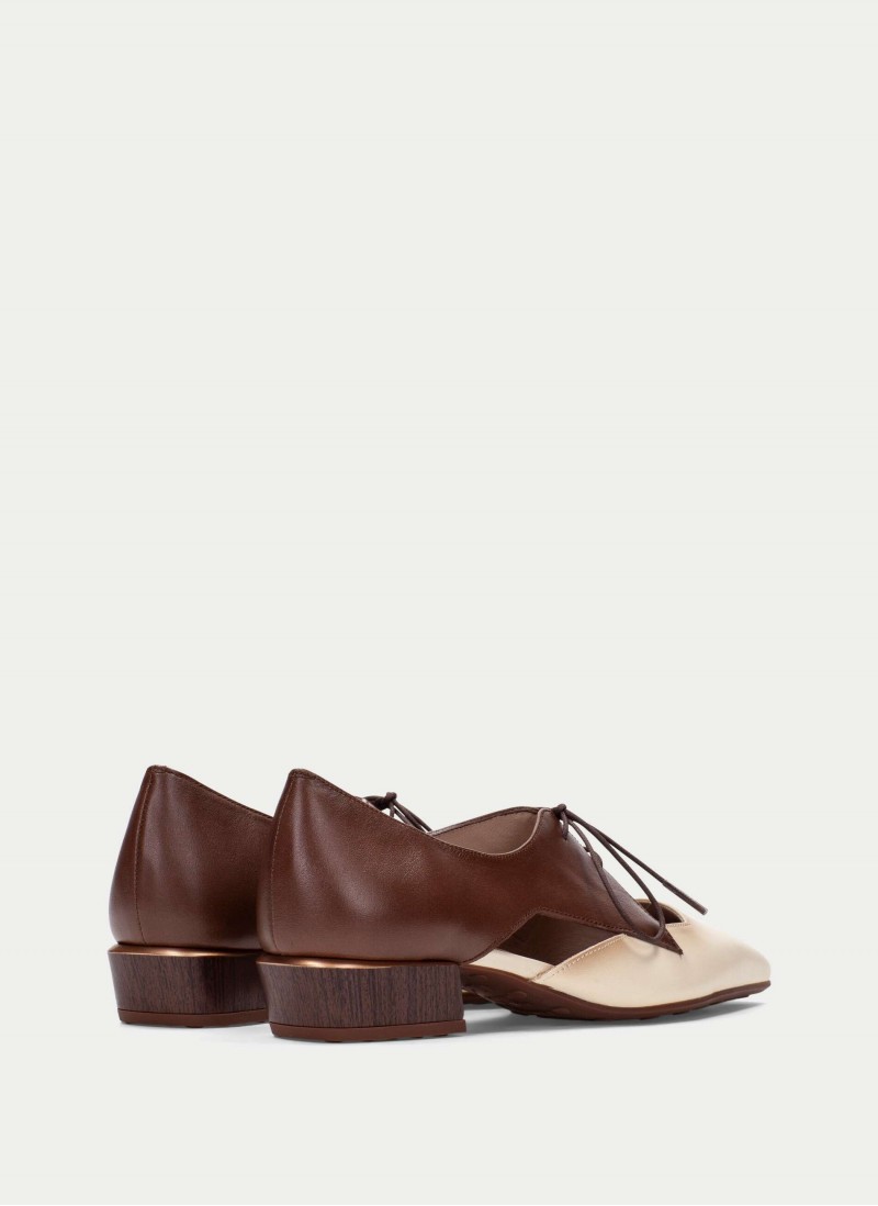Azucena BHV264628 Flat Shoes - Cream Hazelnut