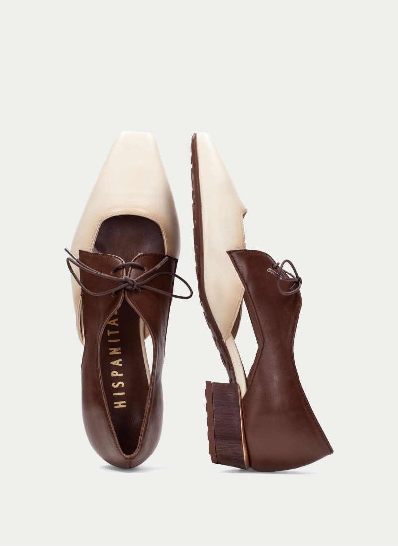 Azucena BHV264628 Flat Shoes - Cream Hazelnut
