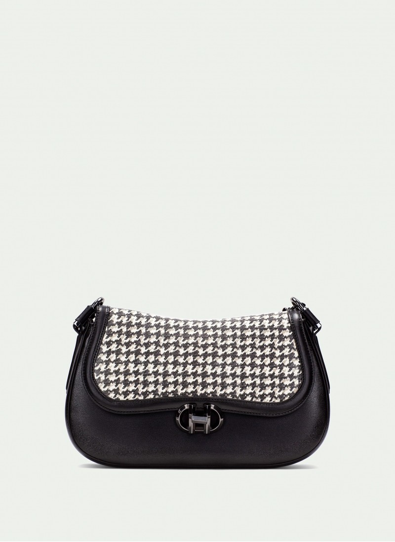 Bolsos BI254150 Shoulder Bag - Black/White