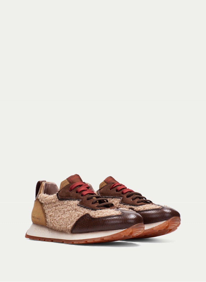 Kansas HI254209 Sneakers - Teddy Hazelnut Biscuit