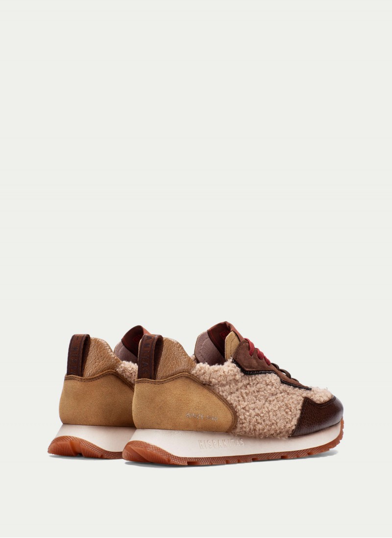 Kansas HI254209 Sneakers - Teddy Hazelnut Biscuit